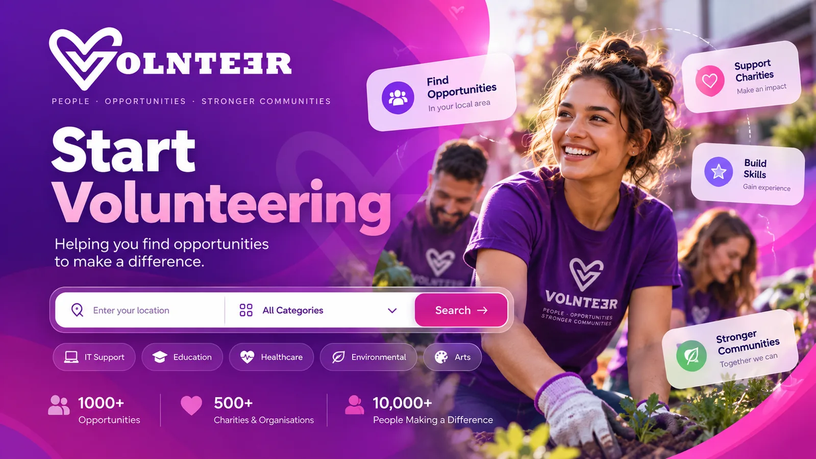 Volnteer | Make an Impact screenshot